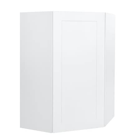 Cambridge Quick Assemble Modern Style, Shaker White 24 x 36 in. Wall Corner Kitchen Cabinet (24 in. W x 12 in. D x 36 in. H) SA-WUC2436-SW